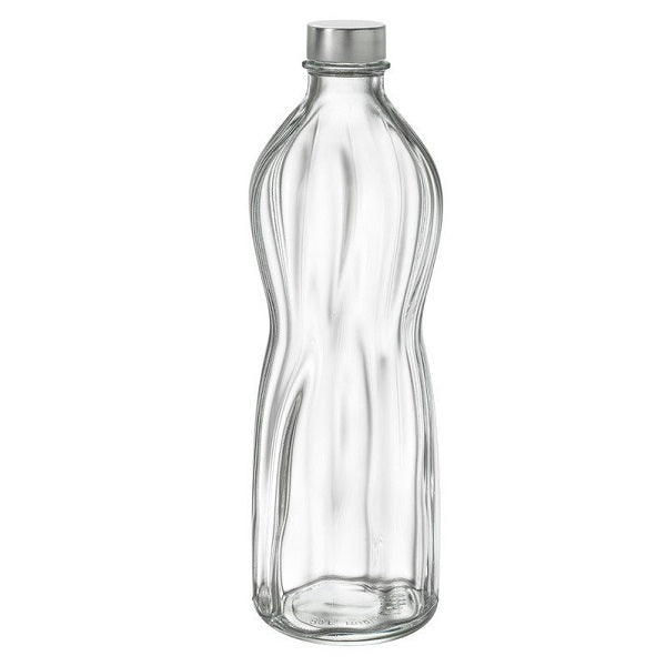 Bottiglia H2O Vetro 1 L